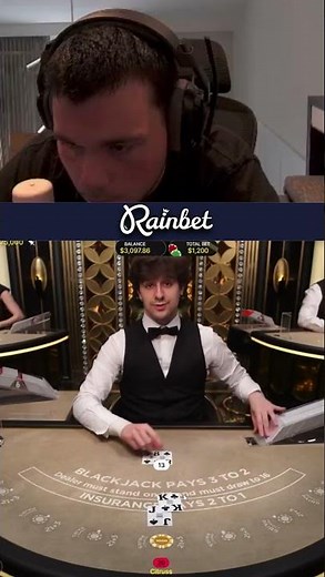 BLACKJACK INSANITY at Rainbet! 3:2 PAYOUTS + INSURANCE WINS 🔥 LIVE