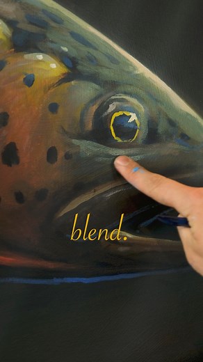 556K views · 45K reactions | Here’s why my hands are always covered in paint  I’m a firm believer in finger painting, specifically for blending. Try it for yourself! #arttutorial #arttips #painting #tutorial #howtopaint #arthelp #acrylic #artprocess | Kneeland Fine Art | Facebook