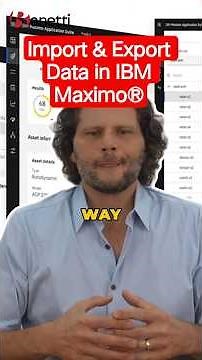 Import & Export Data in IBM Maximo®️ | Understanding Business Objects