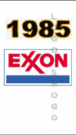Exxon logo evolution #logoshogo