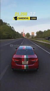 2021 #alfaromeo Giulia GTAm 242 mph #forzahorizon6 (tune 250.2) #topspeed #handling #italy #gaming