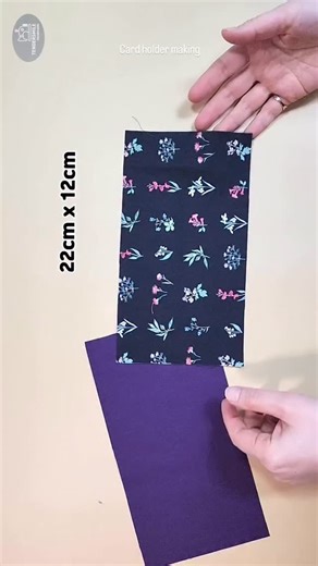 handcraft works on Instagram: "Card holder tutorial"