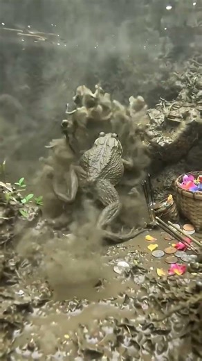 Frog POV: Exploring Bali’s Flooded Rice Terraces #viral #wildlife #reels #insects