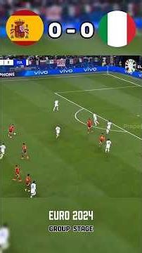 Spain vs italy | Euro 2024 group stage