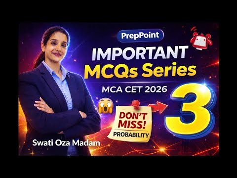 100% Expected Probability MCQs 🔥 | MCA CET 2026 Preparation