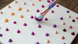 Hello 💗 Today I painted Beautiful Pink Forest I hope you enjoy watching my video !💕 . . . #acylicpainting #painting #forestpainting | Chloe Art