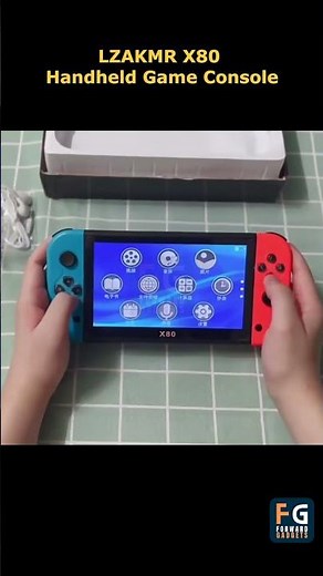 LZAKMR X80 Handheld Game Console | 40,000+ Games, PS1, MAME, GBA | Best Retro Gaming Console 2025