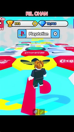 Bacon Took First Place in the Block Race 👑 | Roblox Challenge #shorts