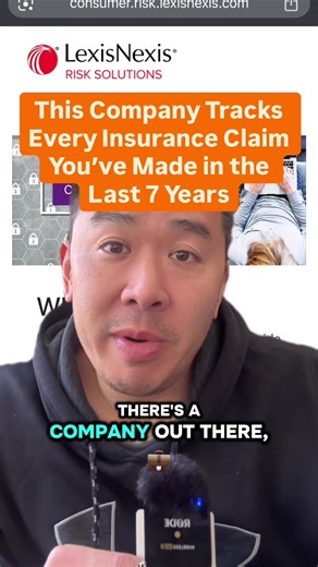 LexisNexis has a report of every auto and homeowners insurance claim you've filed in the last seven years. It's known as the CLUE report (Comprehensive Loss Underwriting Exchange) and it's used by companies to assess your risk and if it has errors, you could be paying more for insurance than you need to be. Much like your credit reports, you can request a copy of your CLUE report once a year and if there are errors, you can dispute them. You should get your copy today (it takes time to process) 