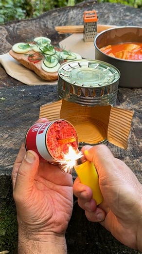 DIY Survival Stove in Minutes (From Everyday Items). #campping #survival #skills