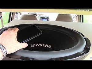 HUGE 24" SUNDOWN SUBWOOFER DEMO!