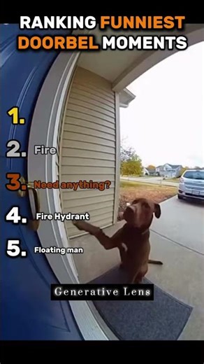Top 5 Funniest AI Doorbell Moments Wait #1 😂 #shorts #ai #sora #funny #top5 #viral