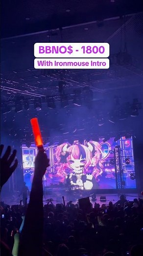BBNO$ - 1800 Live with Ironmouse intro