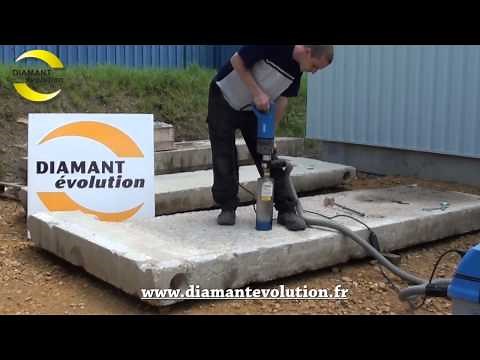 Carotteuse PCS825 - carottage à sec dans le béton armé