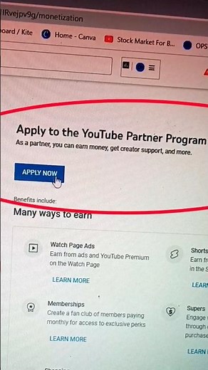 YouTube Partner Program eligibility Complete 👍 | YouTube Partner Program join #YouTube
