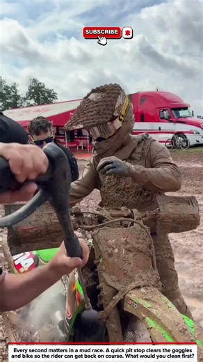 Hard Enduro Pit Stop! Mud Race Cleanup in Seconds