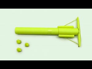 Make a Gun From Paper That Shoots Paper Bullets | Simple and Easy Origami Toy Gun