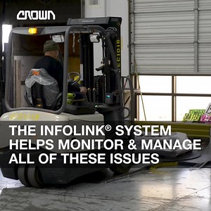 52 reactions | InfoLink®, Crown’s operator and fleet management system, helps distribution centers like California Community News increase safety awareness among operators, as well as gain new insight into the performance and utilization of their fleet. | Crown Equipment Corporation | Facebook