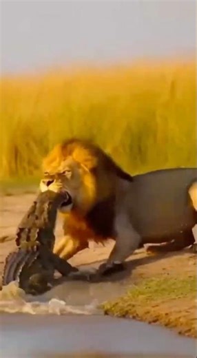 Which animal would dare to challenge a lion?