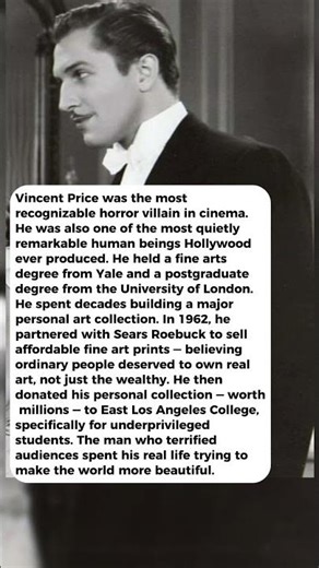 Hollywood’s Horror Master Had A Yale Fine Arts Degree—And Helped Poor Kids Own Art.