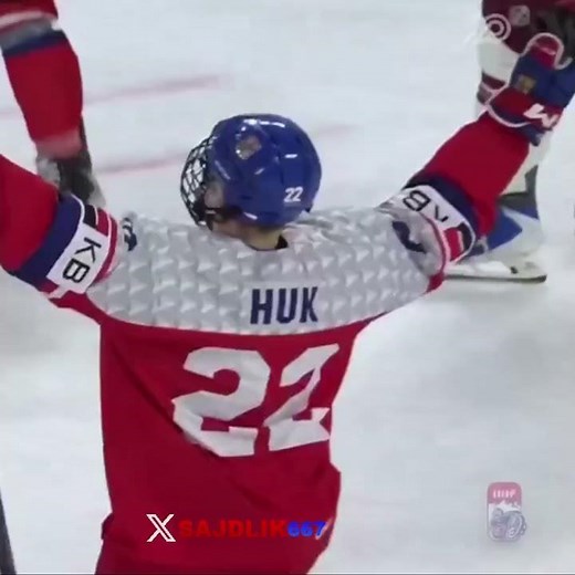 David Huk goal vs Latvia - U18 Men's Worlds - Bronze Medal Game
