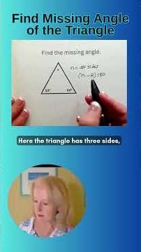 Find the Missing Angle of Triangle #shorts