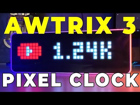How to run AWTRIX 3 on Ulanzi PIXEL Clock