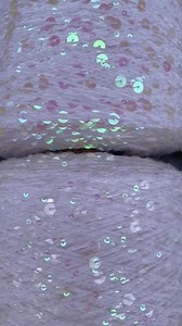 Royal Double Sequins Cotton Yarn With 6mm/3mm Transparent Halogram Sequins per 50g / 0,11lb, Decorative Shiny Cotton Yarn With Sequins - Etsy