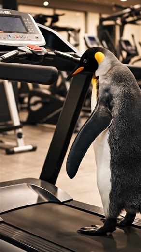AAKAV FITNESS on Instagram: "Chillin’ but still grindin’—even penguins know it’s leg day at the gym. 🐧💪 . . For Gym Setups Visit our website @https://www.aakavfitness.com or call @6900300200 . . {penguin workout, gym vibes, fitness fun, exercise bike, animal humor, leg day, cardio session, gym motivation, cute penguin, fitness inspiration} #GymLife #FitnessMotivation #CardioTime #StayActive"