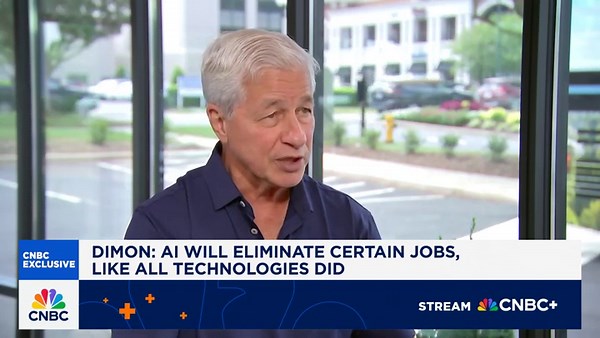 JPMorgan CEO Jamie Dimon: AI will replace certain jobs, like all technology has