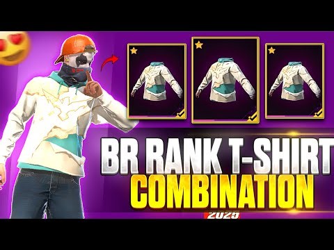New 🤩 Free Br Rank T-shirt God Level Dress Combination in FREE FIRE 🔥 | NO TUP UP DRESS COMBINATION