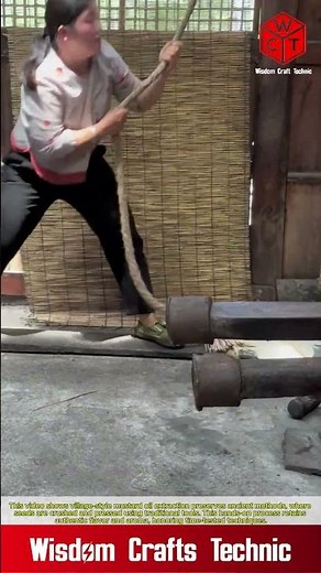 Village style mustard oil extraction: preserving traditional methods of ancient oil extraction