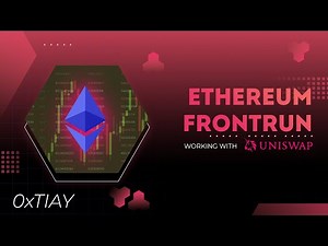 Uniswap Front Running Bot 2022 POW ! EASY TUTORIAL Huge profits !