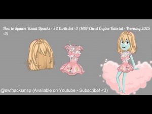 How To Spawn Visual Dpacks - #2 Earth Set ♥ (MSP Cheat Engine Tutorial - Working 2025 ♥)