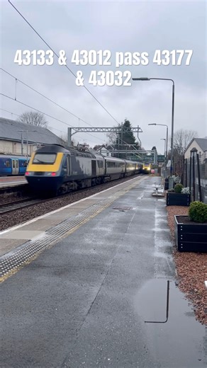 ScotRail HST crossover at Dunblane #train #railwaystation #railway #rail #trains #trainvideo #hst