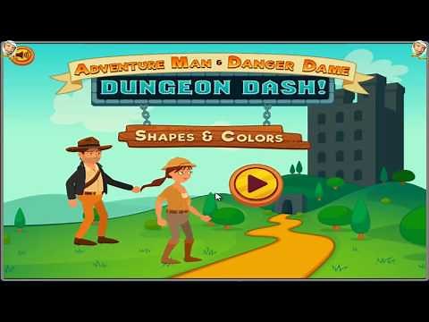 Adventure Man Dungeon Dash - Learn Shapes & Colors