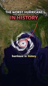 The Worst Hurricane in History #Shorts