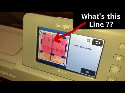 Brother Scan-N-Cut Vertical Line Error Fix - Access and Clean Glass Plate