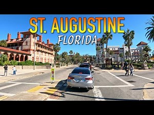 St Augustine Florida Driving Through