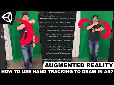 Unity3d with AR Foundation - How To Draw With Your Hands in Augmented Reality?