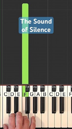 Simon and Garfunkel - The Sound of Silence - EASY Piano Tutorial