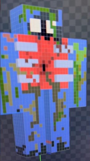 Learning to 3d model in Block Bench #minecraft #3dmodeling #customminecraftmob