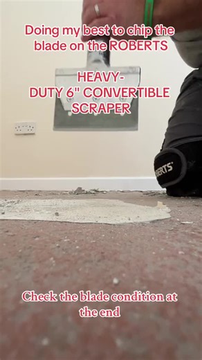 The blade on this @Roberts Consolidated floor scraper just ask for more #carpetguy #teamroberts #flooringinstallation #asmr #pov