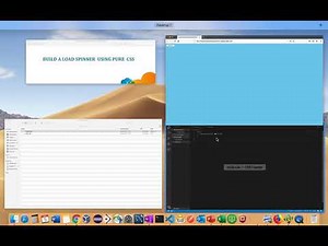 How to make a Loading Spinner with Semi Transparent background - CSS