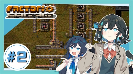 【Factorio】モカ工場長の今更始める工場作り #2