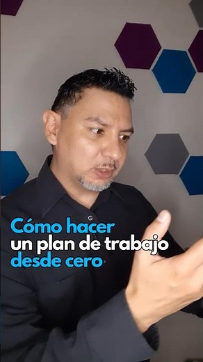 Como hacer un plan de trabajo desde cero