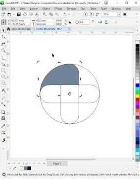 How to create New Design in CorelDRAW - Tutorial #shorts #coreldraw