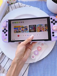 Starry Forest Gamer Bunny Case for Nintendo Switch 2, Cute Purple Switch2 Hard Cover, Kawaii Joycon Shell, Switch 2 Accessories - Etsy