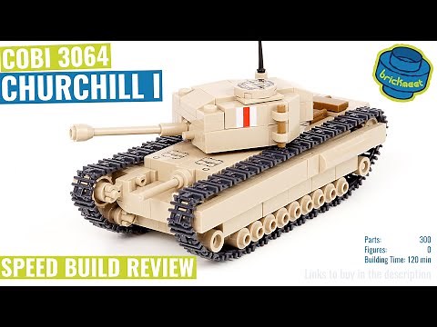 COBI 3064 WoT Churchill I (Scale 1:48) - Speed Build Review