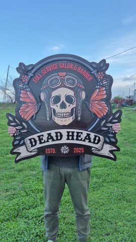 Custom 3D Wood Business Logo Sign: Handcrafted Brand Plaque - Etsy